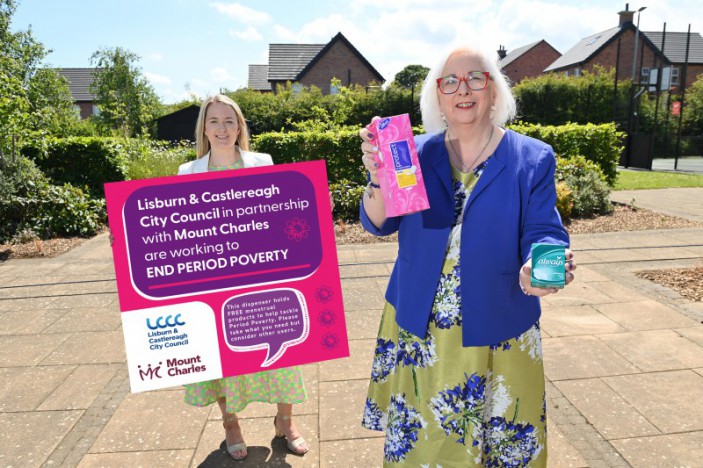 Period poverty pilot starts in Lisburn and Castlereagh