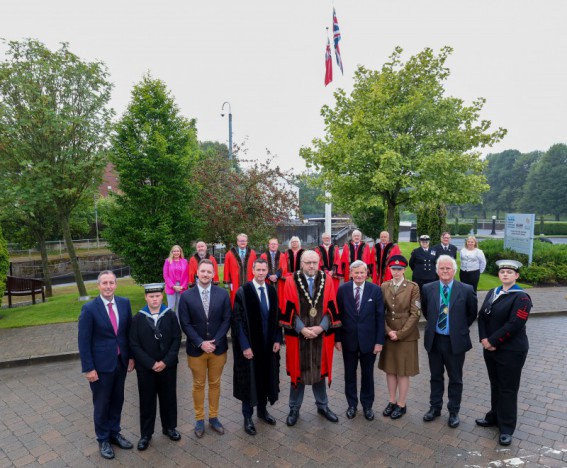 Council raises Red Ensign Flag in Lisburn & Castlereagh in Respect of Merchant Navy Day