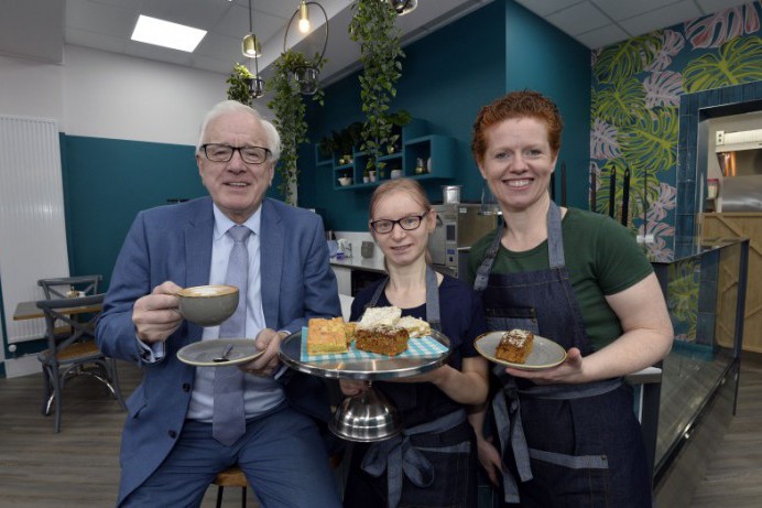 Opening of New Stepping Stones NI Café in Lisburn  City Centre 