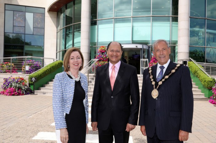 Mr Shailesh Vara MP welcomed to Lagan Valley Island