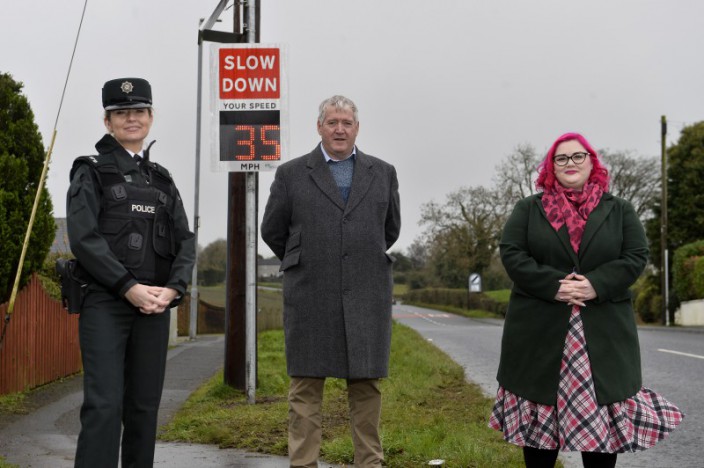 Six new speed indicator signs installed at community concern sites