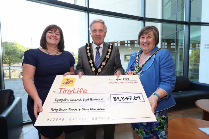 Former Mayor Raises over £89,000 for Tinylife