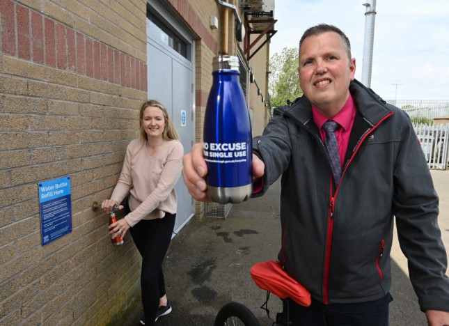 Water Refill Station installed at Lough Moss Leisure Centre 