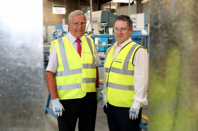 Councillor Uel Mackin Visits Local Business ASSA ABLOY Security