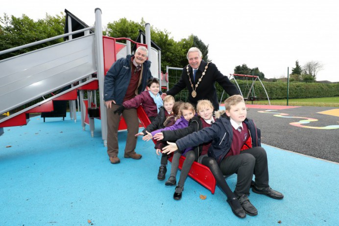 Council invests in play provision - revamped Barbour Play Park reopens