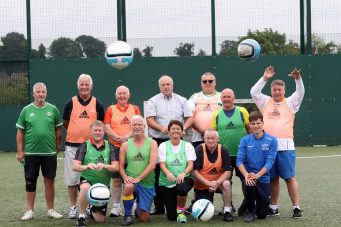 Walking Football Kicks Off at Lagan Valley LeisurePlex