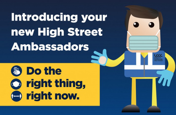 Your new High Street Ambassadors – on hand to help.