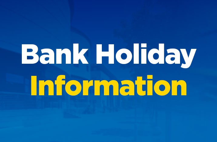 Council Service Information this Bank Holiday