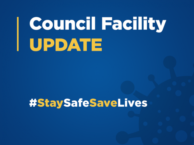 Council facility update regarding face coverings