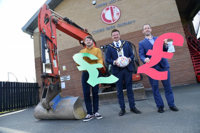 Crewe United & Lisburn Rugby Club set to receive a total of £420,000 