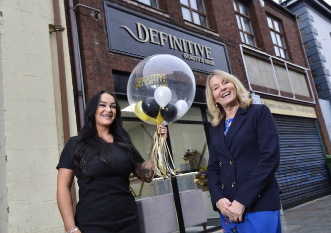 Definitive Beauty and Hair opens with help of LCCC Urban Investment Fund