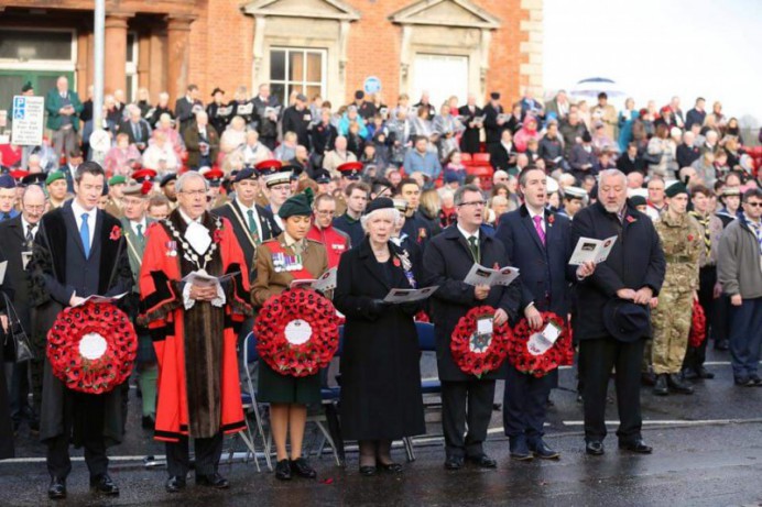 Centenary Armistice Marked in Remembrance Service in Lisburn