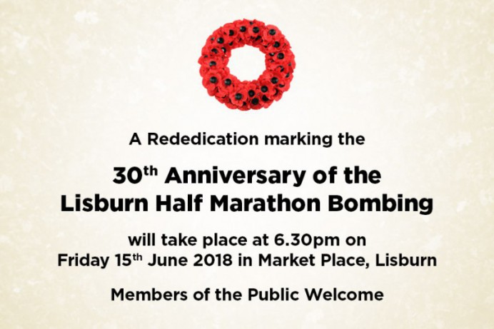 Council to Mark 30th Anniversary of Half Marathon Bombing in Lisburn