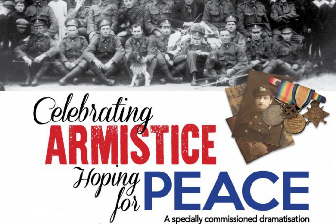 Free tickets for Performance by Philip Orr to mark the end of World War 1, Saturday 1st December, 7pm