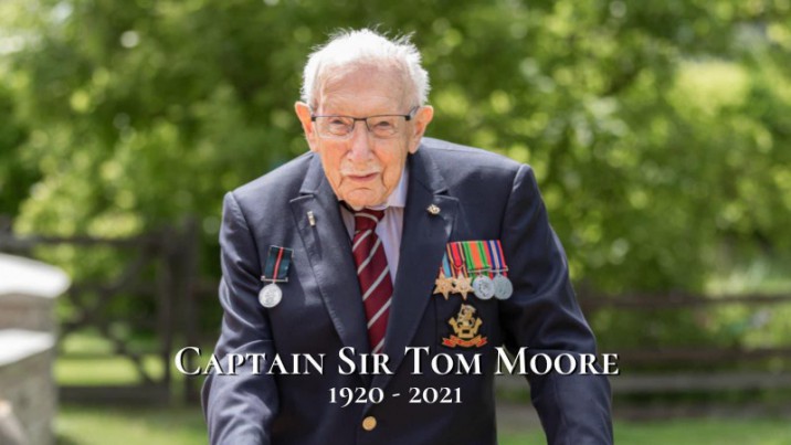 Online book of condolence for Captain Sir Tom Moore