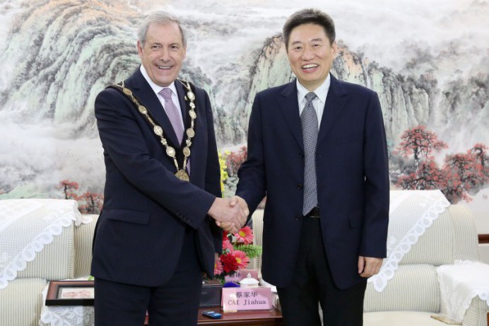 Lisburn Castlereagh: Plants the seed in China