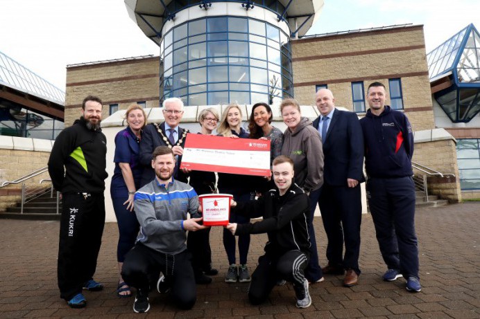 Staff at Lagan Valley LeisurePlex raise over £600 for Mayor’s Charity