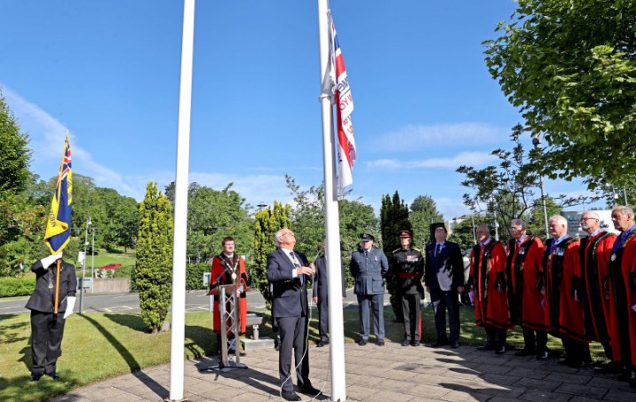 Council marks Armed Forces Day with flag raising ceremony