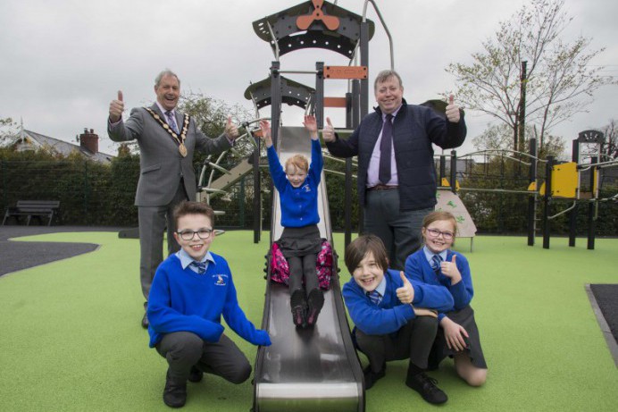 Swing by the newly refurbished Lambeg Play Park!