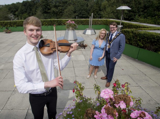 Mayoral reception for Lisburn musician Jamie Howe