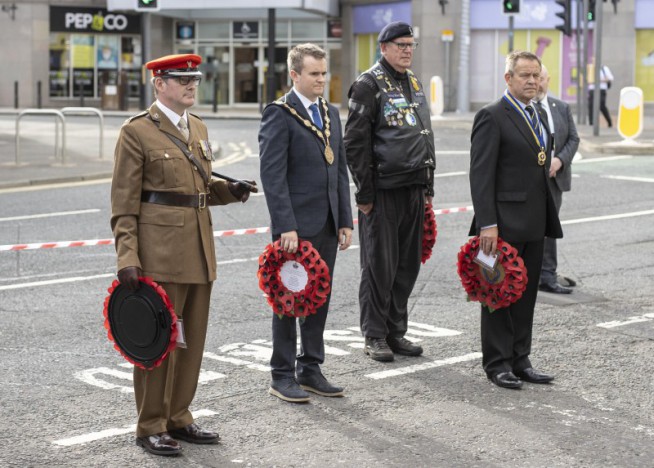 Lisburn remembers soldiers killed in Half Marathon bomb attack