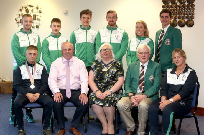 Council hosts Reception for Commonwealth Games Team