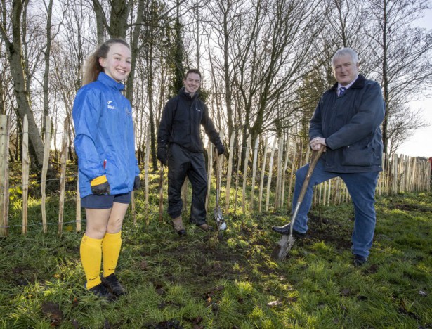 Council partner up on tree-mendous project at Lough Moss 