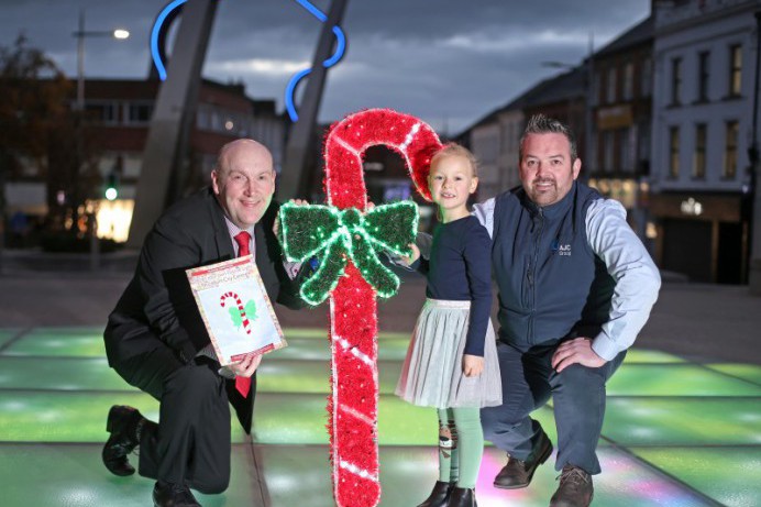 Taja adds her own Christmas sparkle to Lisburn 