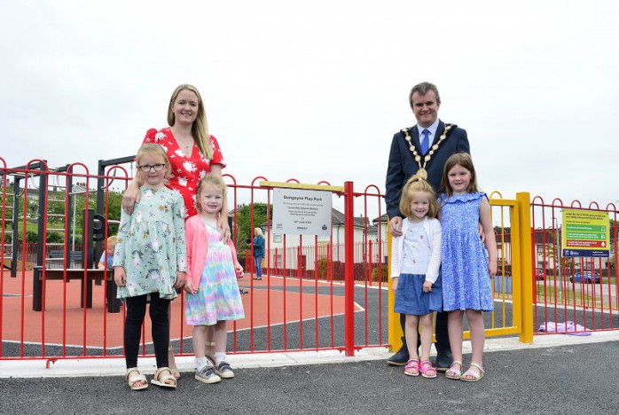 Revamped and relocated play park opens in Ballybeen