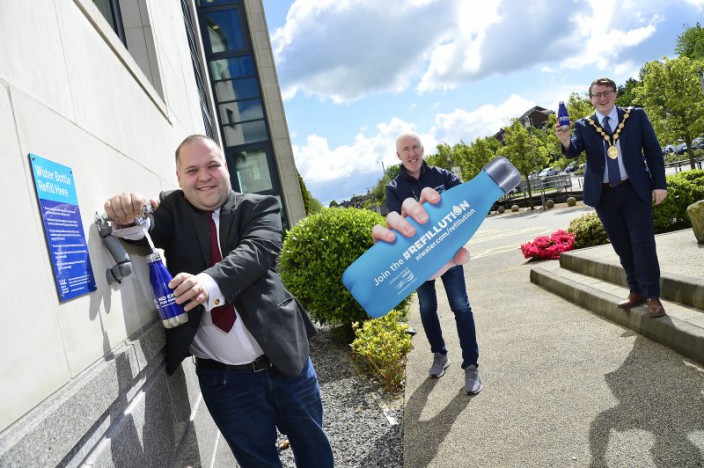 New Water Refill Station installed at Lagan Valley Island