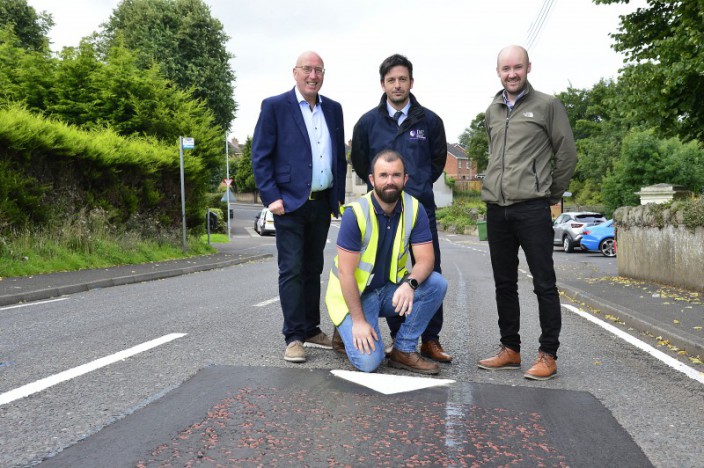 Traffic calming measures get underway in Glenavy