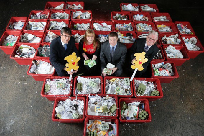 Huhtamaki 'Rewards' Children's Charity in New Lisburn & Castlereagh Recycling Campaign