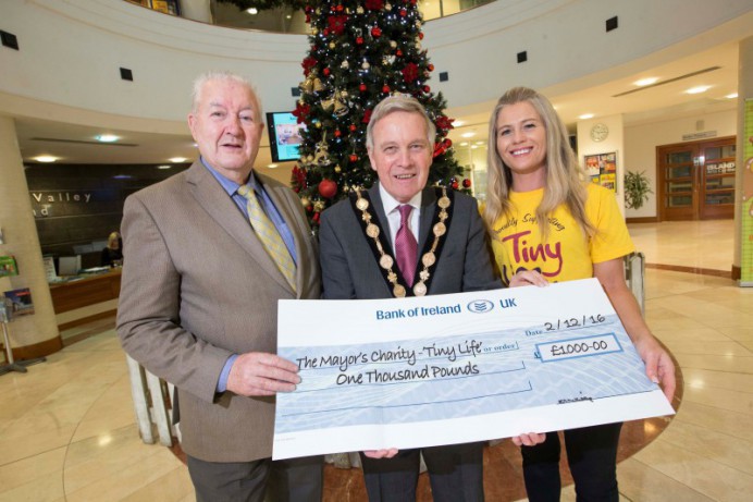 Funds raised for Mayor's Charity - TinyLife