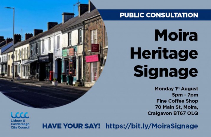 New Heritage Sign for Moira Village