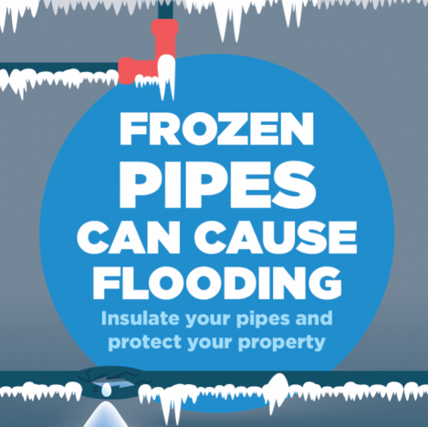 Insulate your pipes properly this winter