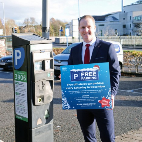 Council encourages shoppers and visitors to use free parking in Lisburn and Royal Hillsborough