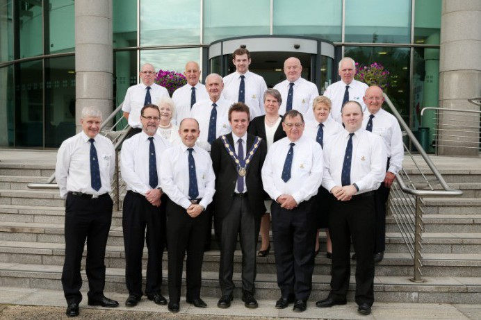 Deputy Mayor welcomes Boys Brigade to Lagan Valley Island