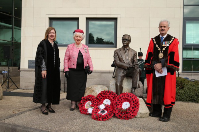 Council hosts Wreath Laying Ceremony in Memory of Professor Frank Pantridge