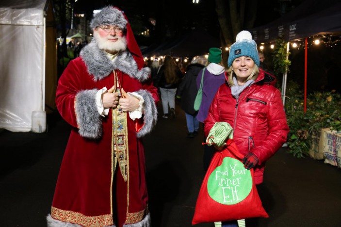 Festivities in full swing as crowds attend the first Royal Hillsborough Christmas Market