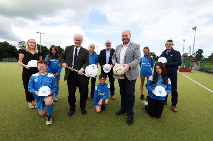 Work on new 3G pitch and facilities at Lough Moss is underway