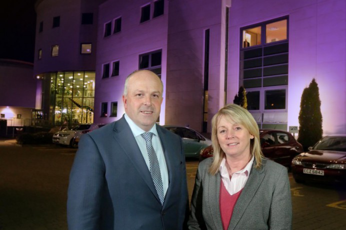 Lagan Valley Island lit up to mark Epilepsy Awareness Day