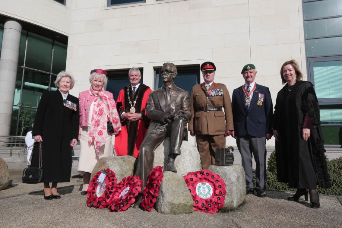 Wreath Laying Ceremony for Professor Frank Pantridge