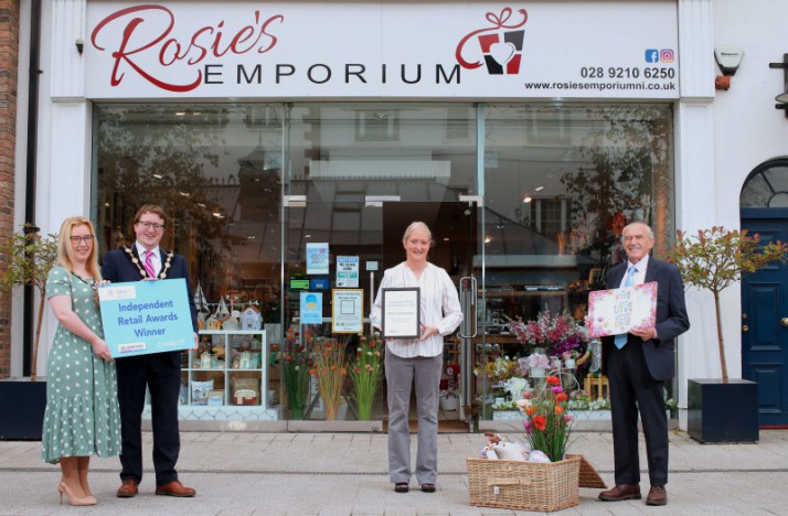 Lisburn retailer strikes gold in Independent Retailers NI Awards