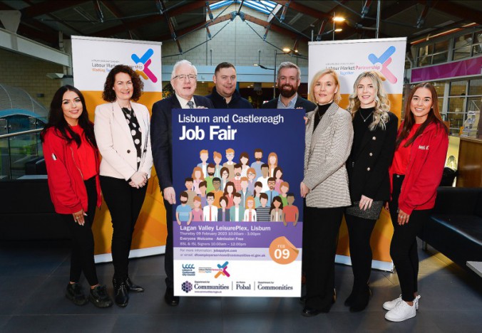 More than 1400 full and part-time posts will be ‘up for grabs’ at a job fair in Lisburn next month