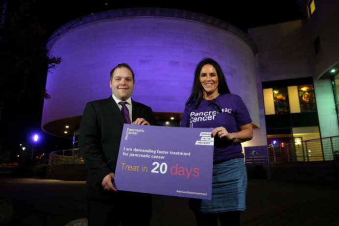 Lagan Valley Island to be Lit Purple for Pancreatic Cancer Awareness