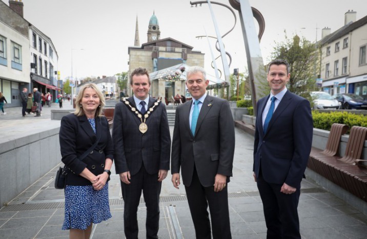 Lisburn showcases city centre offerings as Secretary of State visits