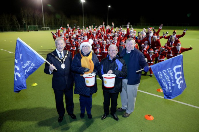 Families Gather for Lisburn & Castlereagh Santa Dash