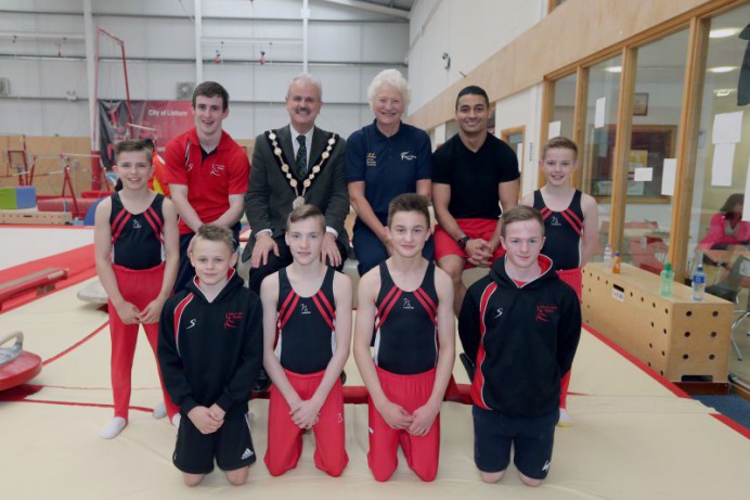 Mayor Wishes Gymnasts a Successful Italian Training Camp