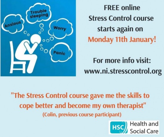 Public Health Agency to run free online stress control classes 