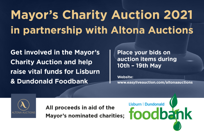 Mayor to host Charity Auction in aid of local foodbanks 